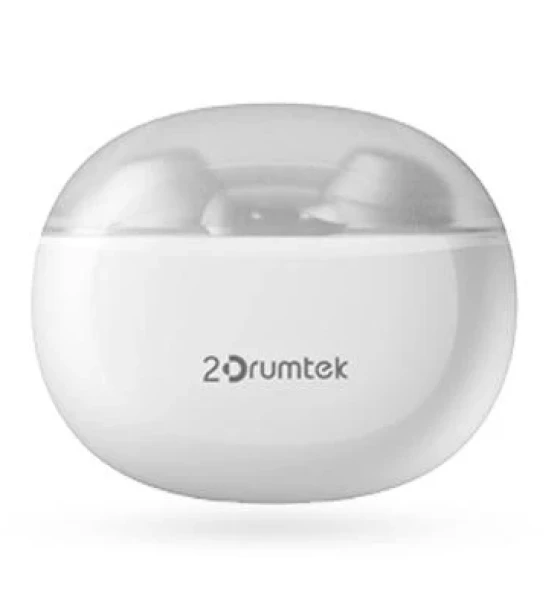 Casti A4Tech B27-W True Wireless, intraauriculare, microfon, Bluetooth 5.2, autonomie 20 de ore, control volum, alb