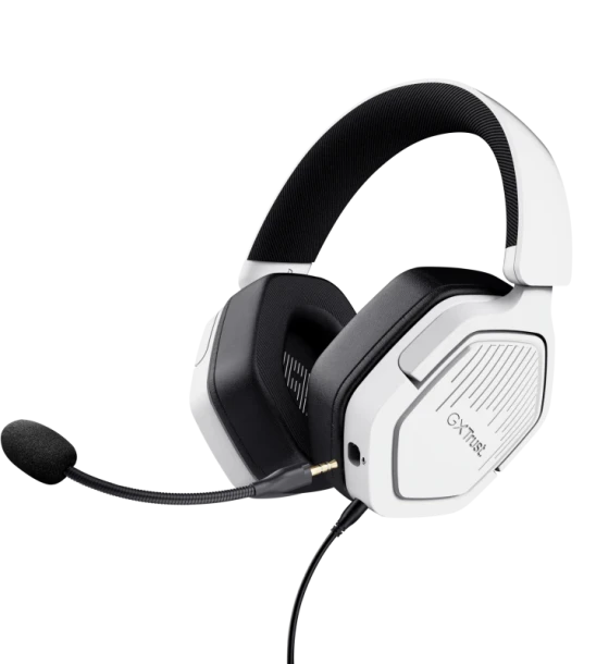 Casti cu fir multiplatforma Trust GXT492 Carus, cu microfon, tip conector 3.5mm, frecventa raspuns 20 Hz - 20.000 Hz, lungime cablu 120cm, alb
