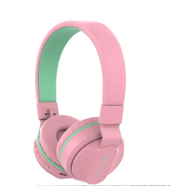 Casti Bluetooth Tellur Buddy, frecventa raspuns 20Hz-20kHz, Impedanta 32h, raza wireless 10m, timp de redare pana la 25 de ore, roz
