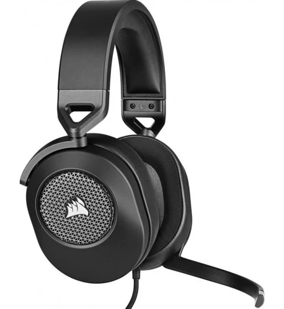 Casti cu microfon Corsair HS65 Surround 7.1, Multi-platform Gaming and Mobile, 20Hz-20KHz, 32ohm, 114db, negru