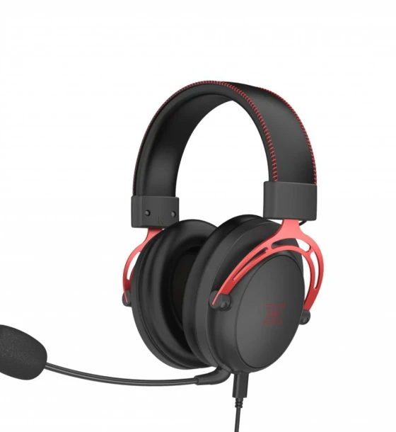 Casti de gaming Serioux Nimbus, cu mufa de 3, 5 mm + USB 7.1, tip difuzor 53 mm, sensibilitate difuzor 120 3 dB, raspuns in frecventa 20Hz-20KHz, Microfon omnidirectional