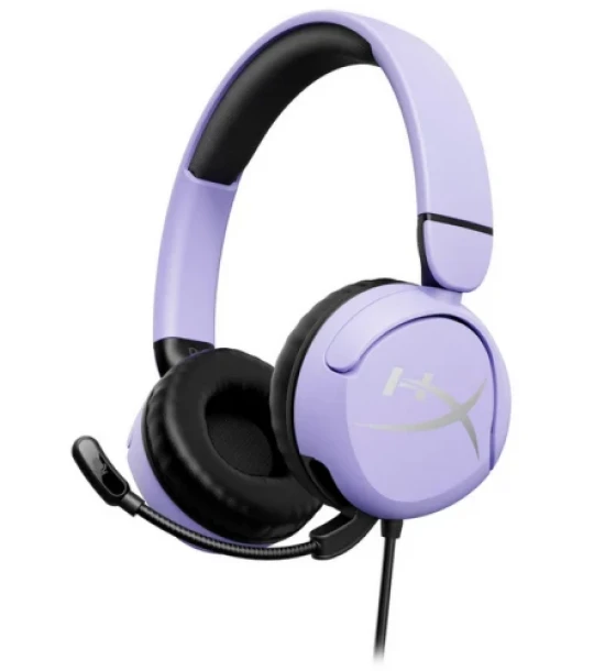 Casti gaming cu fir HyperX Cloud Mini, PC/Nintendo Switch/controllere PS/Xbox/tablete, volum limitat la 85dB, Bluetooth/Jack 3.5 mm, autonomie pana la 25 de ore