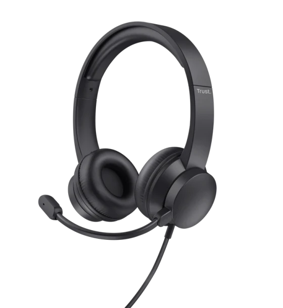 Casca audio Casti cu fir Trust Ayda, intefata 3.5mm, frecventa raspuns 20 Hz - 20.000 Hz, sensibilitate 95 dB, negru