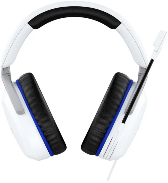Casti gaming cu fir HyperX CloudX Stinger 2 Xbox/PC, jack 3, 5mm pentru conectare direct la controller, drivere 50mm, slidere gradate, microfon cu noise cancelling, spuma cu memorie, alb