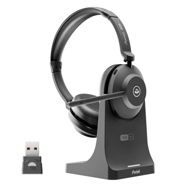 Casti Axtel ONE BT STEREO Wireless / Bluetooth, Dual Connectivity, dual- microphone ENC, FAST CHARGE, STRONG BATERY 40 Hours+ Up to 8.5 Days standby time
