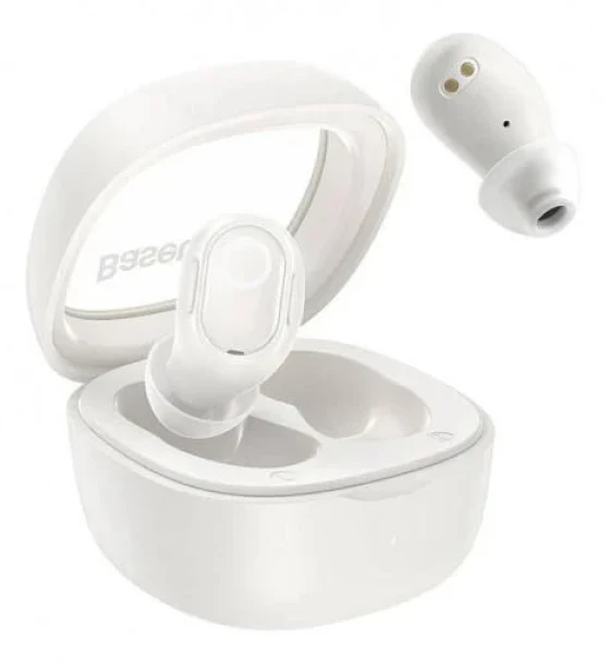 Casca audio Casti Baseus Bowie WM02 TWS, wireless, bluetooth 5.3, microfon pe casca, crem
