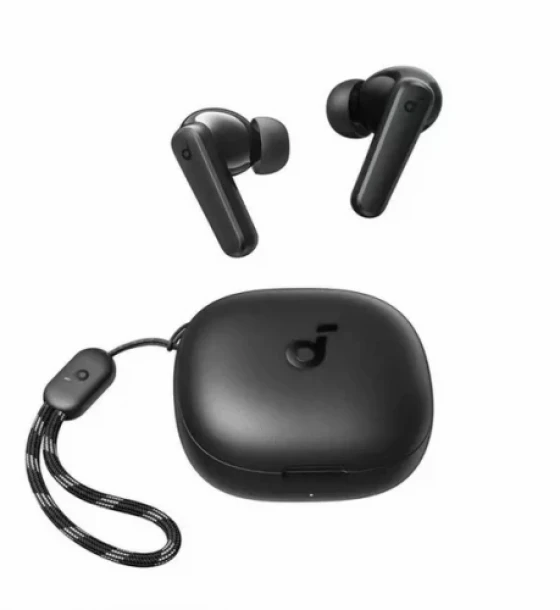 Casca audio Casti Anker "Soundcore R501i", TWS, wireless, tip butoni, Bluetooth 5.3, pana la 30 de ore, negru