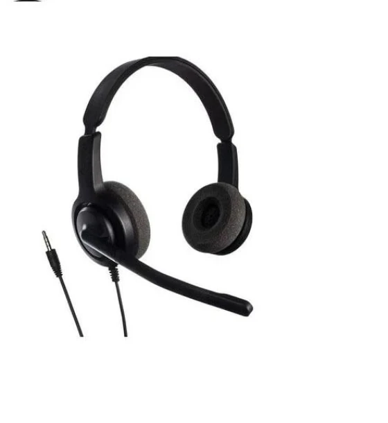 Casca audio Casti cu microfon Axtel Voice PC28 duo NC, call center, negru