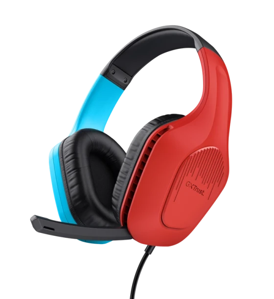 Casti cu fir GXT 416S Zirox Nintendo Switch, cu microfon, interfata 3.5mm, frecventa raspuns 20 Hz - 20.000 Hz, sensibilitate 90 dB, multicolor