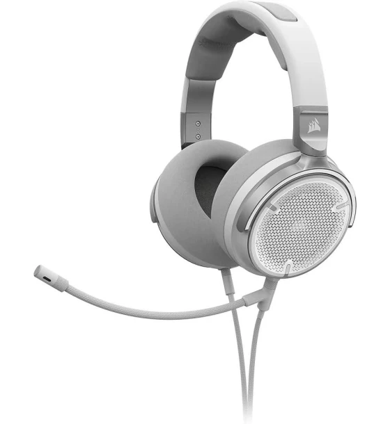 Casti gaming CORSAIR VIRTUOSO PRO WHITE, wired, Headphone Drivers 50mm, Headphone Frequency Response 20Hz-40kHz, 32 ohms, 108 cable lenght