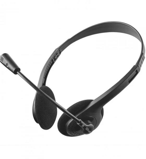 Casca audio Casti cu microfon Trust Primo Chat, negru
