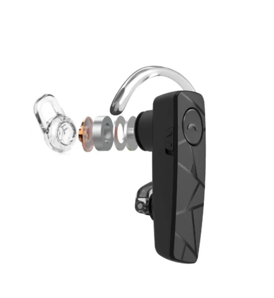 Casca Bluetooth Tellur Vox 55, 2, 4 GHz, clasa 2, frecventa microfon 100Hz 8kHz, sensibilitate 44dBm 3dB, putere maxima difuzor 10W, interfata USB-C, negru