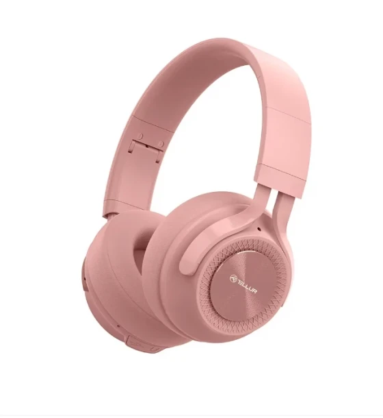 Casca audio Casti Bluetooth Tellur Feel, frecventa raspuns 20Hz-20kHz, impedanta 32h, raza wireless 10m, roz