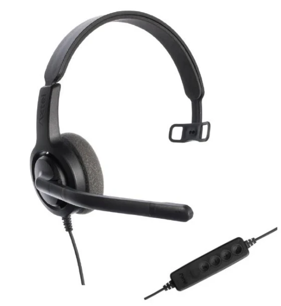 Casca audio Casti cu microfon Axtel Voice USB28 mono NC, call center, sunet HD, negru