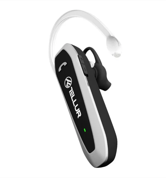 Casca BT Tellur Vox 100, raza wireless pana la 10 m, frecventa 2, 4 GHz, clasa 2, timp de vorbire pana la 22 de ore, timp de asteptare pana la 50 de zile, baterie 180mAh