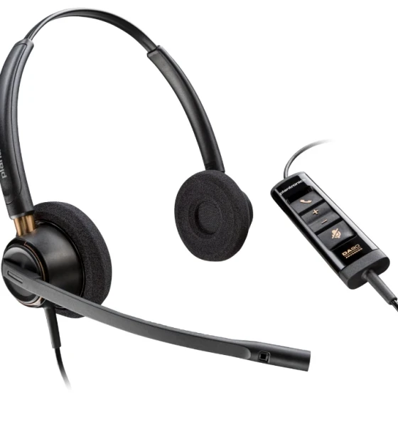 Casca audio Poly EncorePro 525 Microsoft Teams Certified Stereo with USB-A Headset