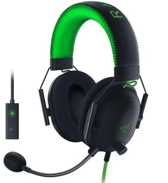Casca audio Casti Razer BlackShark V2 - Wired Gaming + USB SoundCard, negru