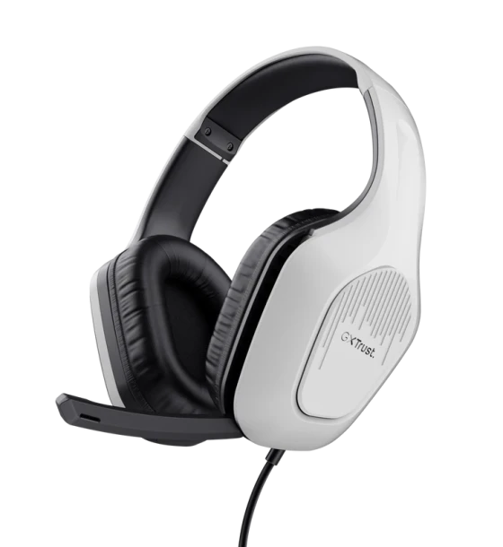 Casca audio Casti Trust GXT415P Zirox cu fir, alb