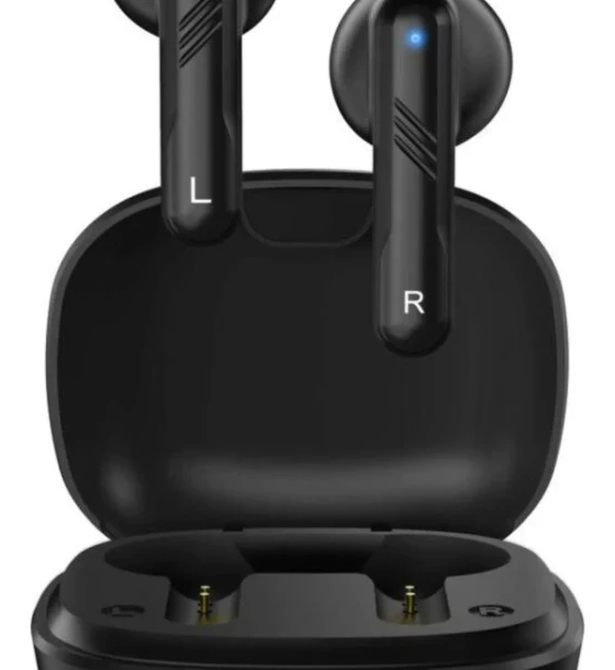 Casti Genius HS-M905BT, TWS, wireless, intraauriculare - butoni, pt smartphone, microfon pe casca, conectare prin Bluetooth 5.3, negru, USB-C