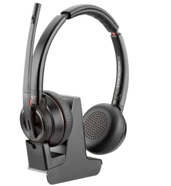 Casca audio Poly Savi 8220 UC Microsoft Teams Certified DECT 1880-1900 MHz USB-A Headset