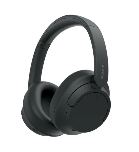 Casti Over the Ear Sony WHCH720NB.CE7, Noise Cancelling, Wireless, Bluetooth, Multipoint connection, Microfon, Quick Charge, Autonomie 35 ore, Negru