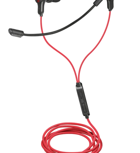 Casca audio Casti Trust GXT 408 Cobra, rosu negru