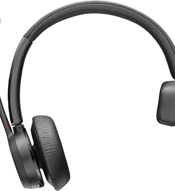 Casca audio Poly Voyager 4310-M Microsoft Teams Certified USB-C Headset +BT700 dongle +Charging Stand