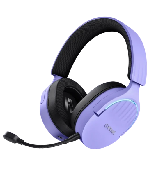 Casca audio Casti gaming TrustGXT 491P Fayzo cu fir, interfata USB 2, frecventa de raspuns 20 Hz - 20.000 Hz, sensivitate 100 dB, mov