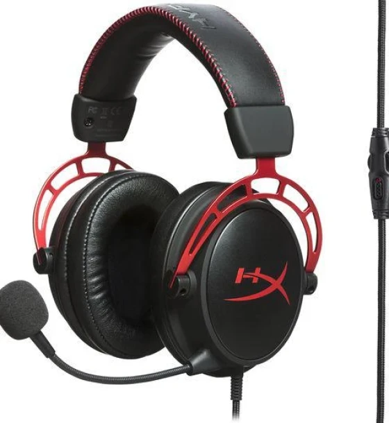 Casca audio Casti HP HYPERX CLOUD ALPHA, cu fir, rosu