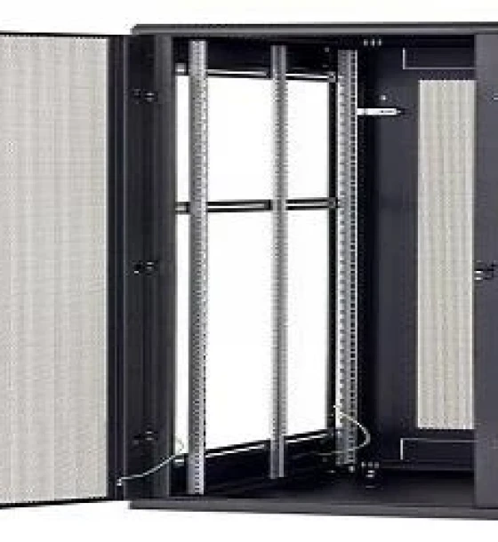 Rack de podea 19 Triton 22U 800x800mm usa perforata 80% panouri laterale/spate detasabile sectiuni pentru ventilatie activa, sectiuniacces cabluri sus/jos/spate IP20 negru