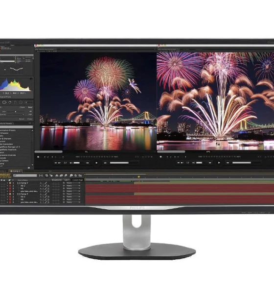 Monitor LED Philips 328P6AUBREB, 31.5inch, 2560x1440, 4ms GTG, Black-Silver