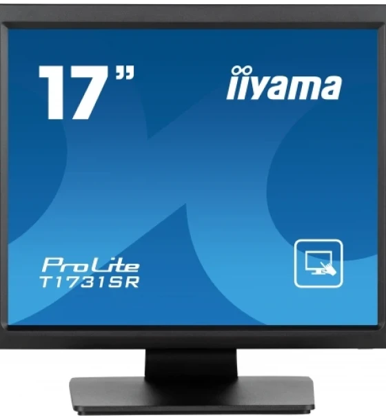 Monitor LED Touchscreen Iiyama Prolite T1731SR-B1S, 17inch, 1280x1024, 5ms, Black