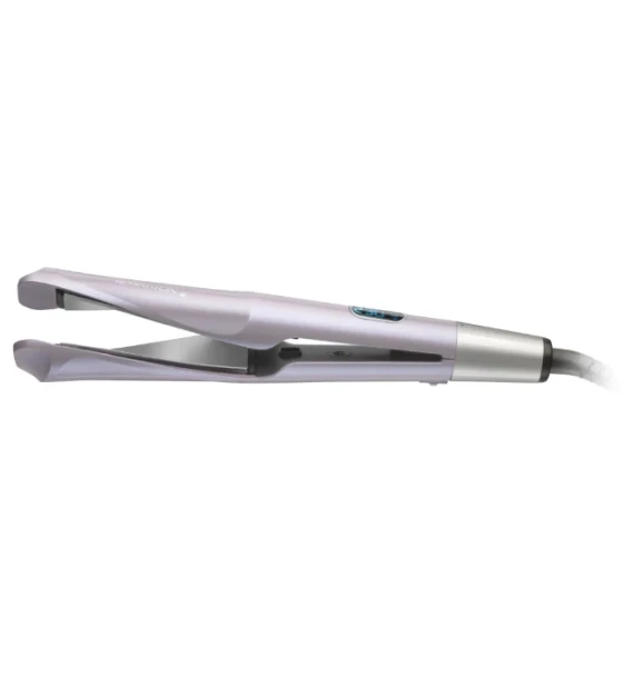 Placa de indreptat parul Placa de indreptat si ondulat parul Remington Curl Confidence 2 in 1 S6606, Placi rasucite, Invelis ceramic cu turmalina, 150-230ºC, Gri
