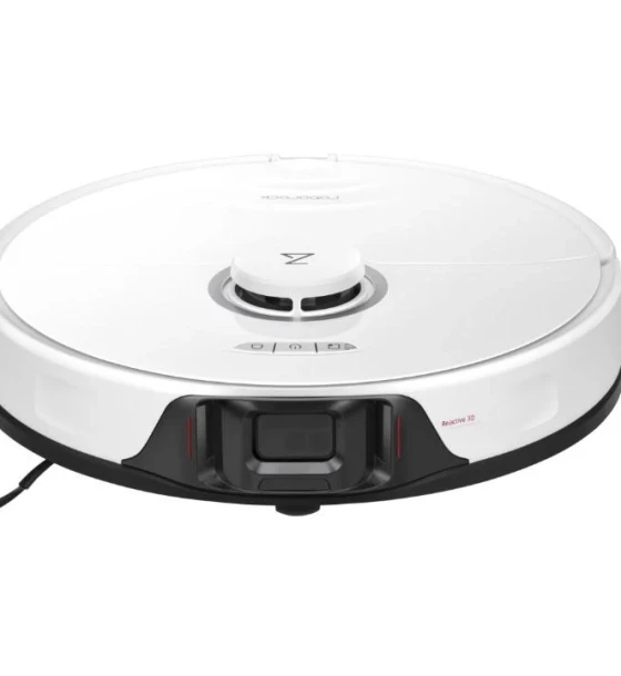 Robot de Aspirare Roborock S8, S802-00, aspirator si mop, 5200 mAh, 6000Pa, recipient praf 750 ml, 4 senzori, 4 harti, 50 W, 180 min autonomie, alb