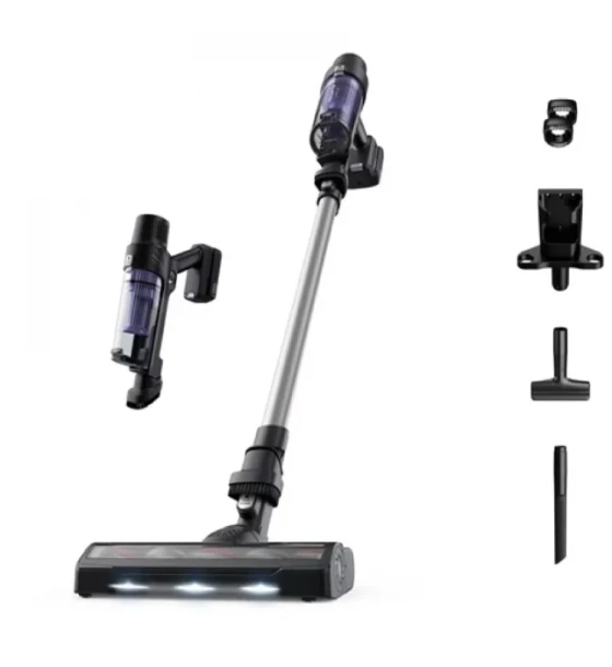 Aspirator vertical ROWENTA X-Pert 7.6 RH6A35WO, 0.44l, autonomie max 45 min, violet-negru