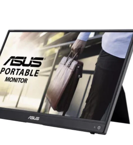 Monitor Asus 15.6 inch MB16AWP, 16:9, IPS, 1920x1080, 60Hz, GtG 5ms, Luminozitate max 250 cd, Contrast static 1000:1, Contrast dynamic 100M 1