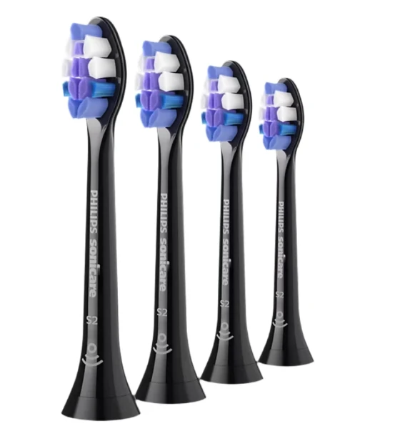 Accesoriu electrocasnic Rezerve PHILIPS Sonicare S4 Sensitive HX6054, Pachet de 4 capete, Negru, L x A x I mm 60x25.7x230.5