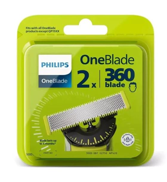 Accesoriu electrocasnic Set 2 rezerve Oneblade Philips QP420