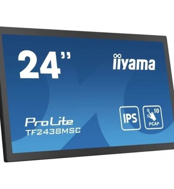 Monitor LED Touchscreen Iiyama ProLite TF2438MSC-B1, 23.8inch, 1920x1080, 5ms GTG, Black