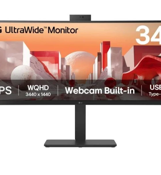 Monitor LG 34 inch 34BA85QE-B.AEU, Curvature 3800R, 21:9, IPS, 3440x1440, 60Hz, GtG 5ms, Luminozitate max 300 cdmp, Contrast static 1000:1, Color