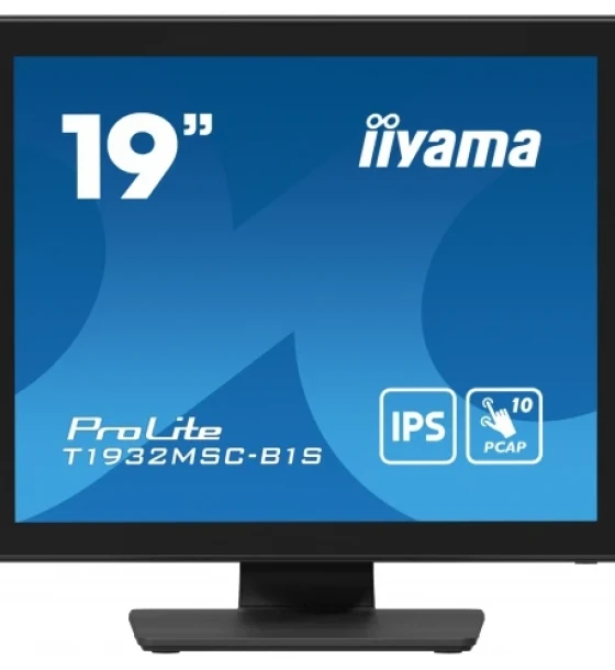 Monitor LED Touchscreen Iiyama T1932MSC-B1S, 19inch, 1280x1024, 14ms GTG, Black