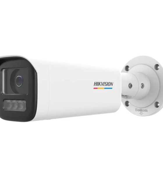 Camera de supraveghere IP Bullet 4MP ColorVu Hikvision DS-2CD1B47G2H- LIU 4MM, lentila fixa 4mm, iluminare Color 0.0005 Lux F1.0, AGC ON, B/W 0 Lux with IR 50m, microfon incorporat