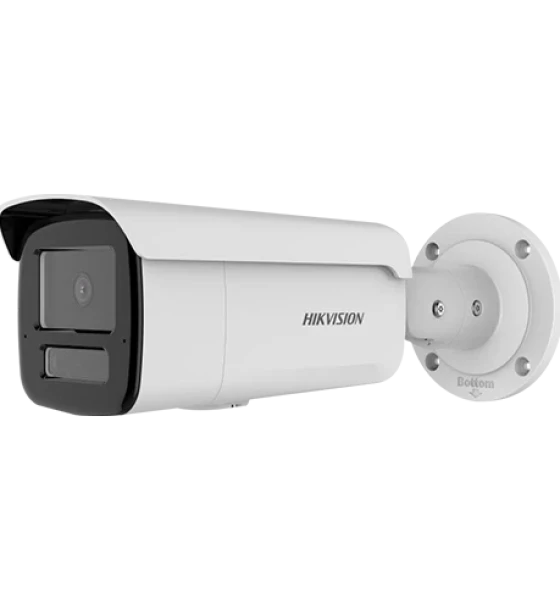 Camera de supraveghere IP Bullet 8MP Hikvision DS-2CD2T83G2- LIS2U/SL 2.8MM, lentila fixa 2.8mm, iluminare min Color 0.005 Lux F1.6, AGC ON, B/W 0 Lux cu IR 60m, microfon incorporat