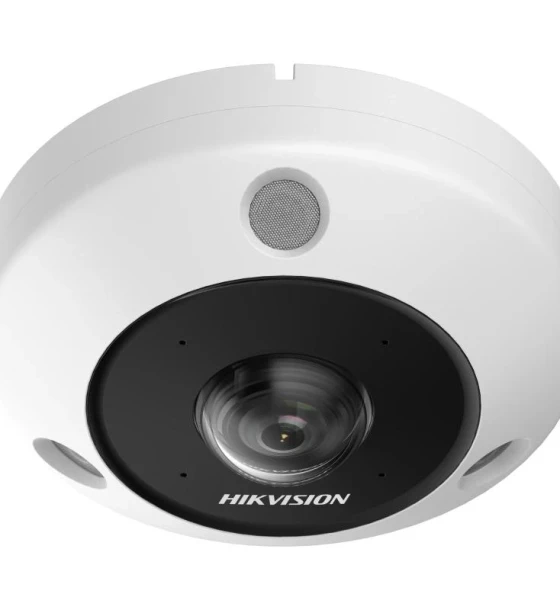Camer de supraveghere IP Fisheye 6MP Hikvision DS-2CD6365G1-IVS 1.16MM, senzor 1/1.8 inch Progressive Scan CMOS, lentila fixa 1.16mm, iluminare Color 0.01 Lux F2.25, AGC ON