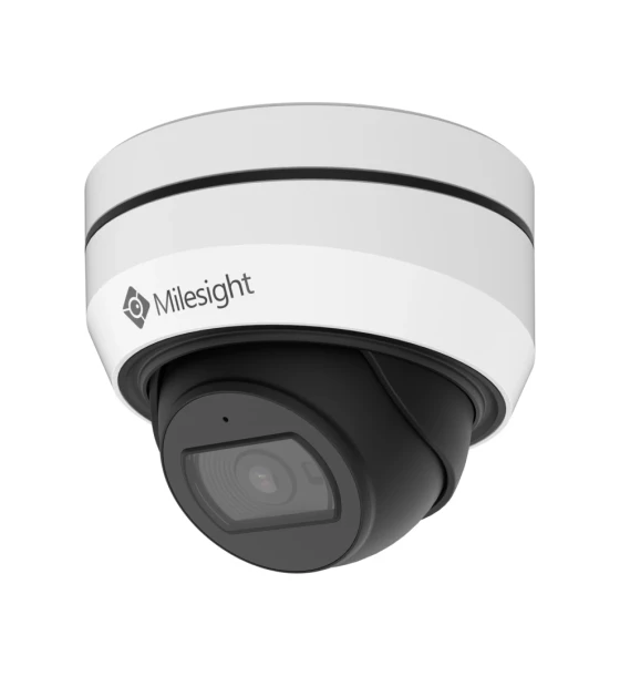 Camera de supraveghere IP Dome 5MP Milesight MS-C5375-PD, lentila fixa 2.8mm, iluminare min Color 0.008Lux F1.6 B/W 0Lux cu IR 25m, microfon incorporat, 1 RJ45 10M/100M Ethernet Port