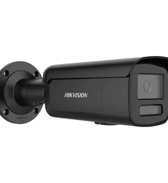 Camera de supraveghere IP Bullet 4MP Hikvision DS-2CD2T47G3- LIY 2.8MM /BK, lentila fixa 2.8mm, iluminare min Color 0.0005 Lux F1.0, AGC ON, 0 Lux cu lumina alba 60m, IR 60m