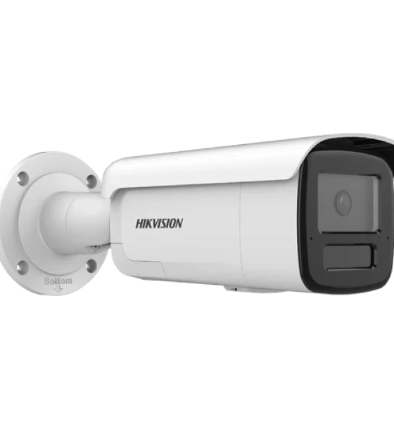 Camera de supraveghere IP Bullet 8MP Hikvision DS-2CD2T86G2H- IS2U/SL 2.8MM, lentila fixa 2.8mm, iluminare min Color 0.0008 Lux F1.0, AGC ON, B/W 0 Lux cu IR 60m, 2x microfon incorporat