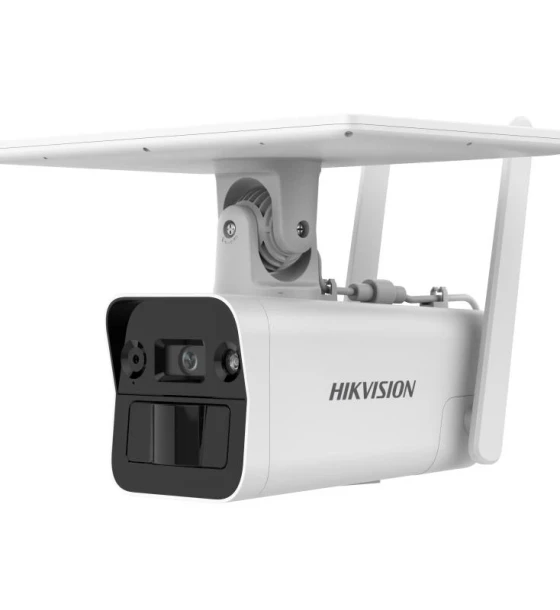 Camera supraveghere IP Camera de supraveghere IP Bullet 4MP Hikvision DS-2XS2T41G1- IDG C05S07 4MM cu panou solar, lentila fixa 4mm, iluminare B W 0.01 Lux F1.6, AGC ON, B W 0 Lux cu IR 30m