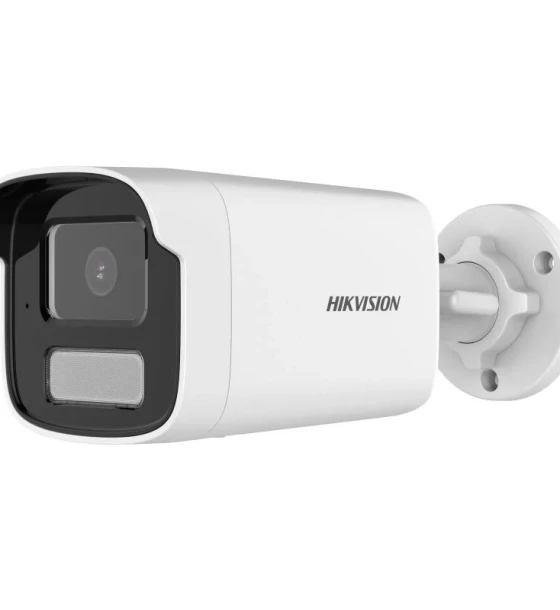 Camera de supraveghere IP Bullet 4MP Hikvision DS-2CD1T43G2-LIU 4MM, lentila fixa 4mm, iluminare min. Color 0.005 Lux F1.6, AGC ON, B/W 0 Lux cu IR 50m, microfon incorporat