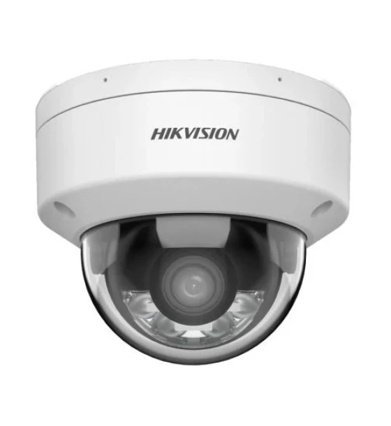 Camera de supraveghere IP Dome 4MP Hikvision DS-2CD2147G2H-LISU 4MM EF, lentila fixa 4mm, iluminare min Color 0.0005 Lux F1.0, AGC ON, 0 Lux cu lumina alba 30m, IR 30m, microfon incorporat